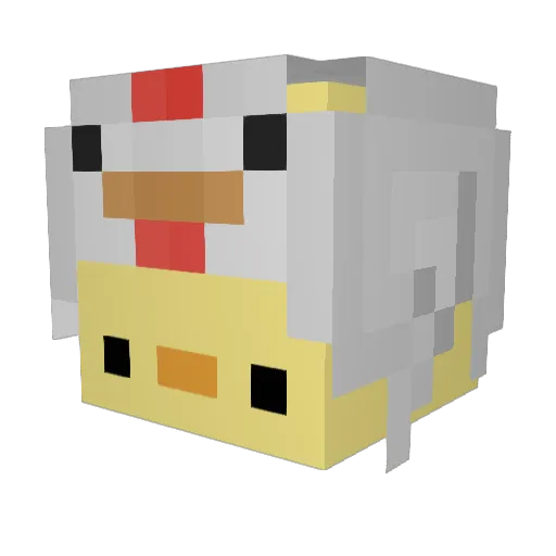 malerva1210 Minecraft avatar head, 3D render