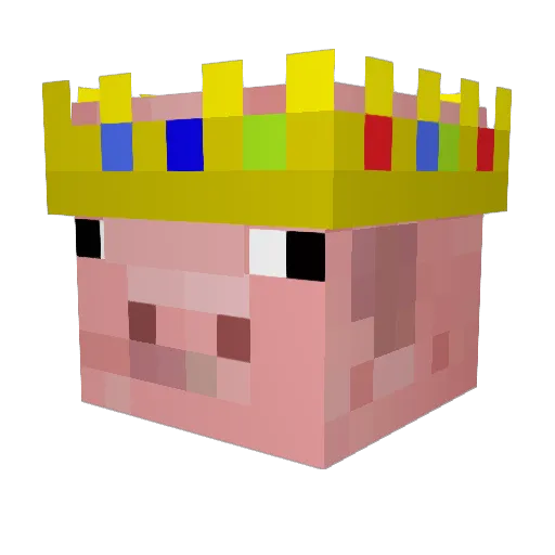malhar1113 Minecraft avatar head, 3D render