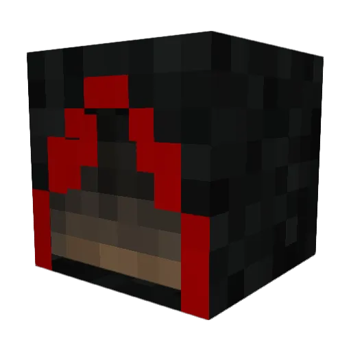 malice216 Minecraft avatar head, 3D render