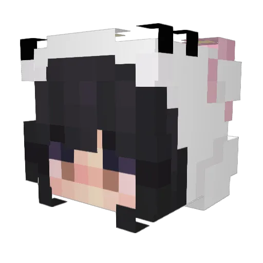 malieli Minecraft avatar head, 3D render