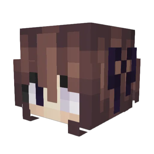malik666666 Minecraft avatar head, 3D render