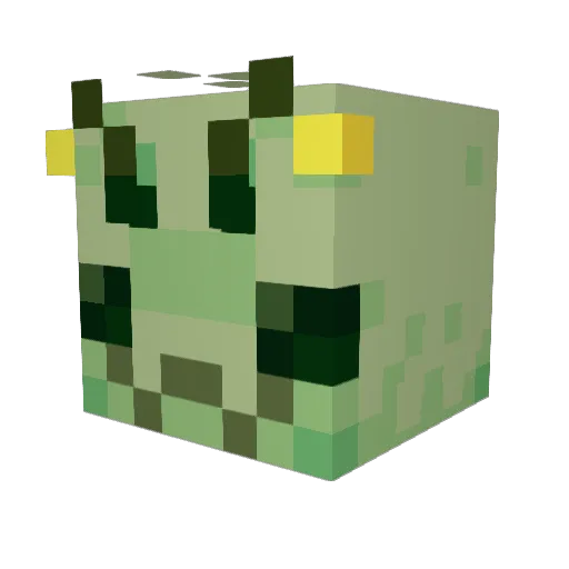 malikarp Minecraft avatar head, 3D render