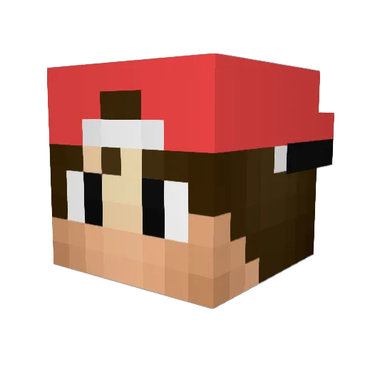 malin1999 Minecraft avatar head, 3D render