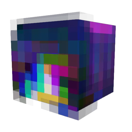 malinaXx Minecraft avatar head, 3D render