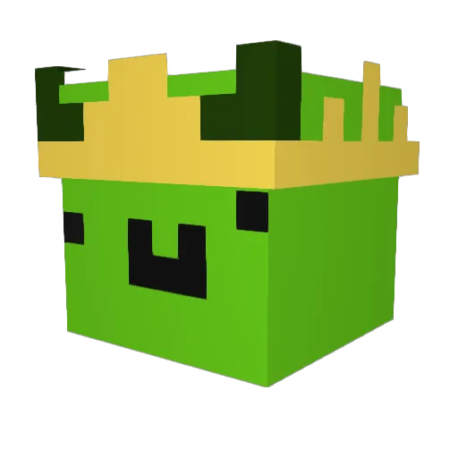mallin_dasima_ Minecraft avatar head, 3D render