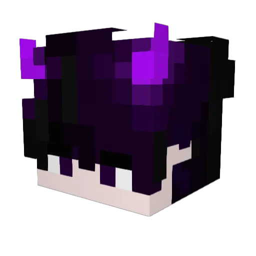 mallm1 Minecraft avatar head, 3D render