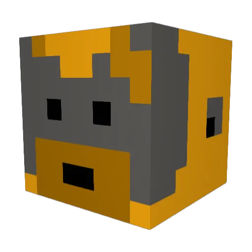 mallorymanning Minecraft avatar head, 3D render