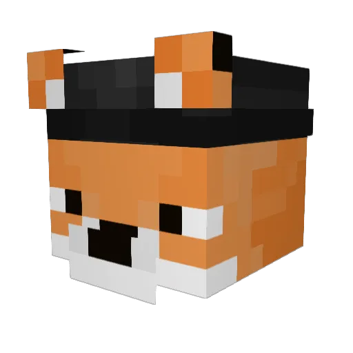 mallveo Minecraft avatar head, 3D render