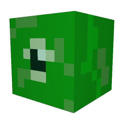 malnark Minecraft avatar head, 3D render