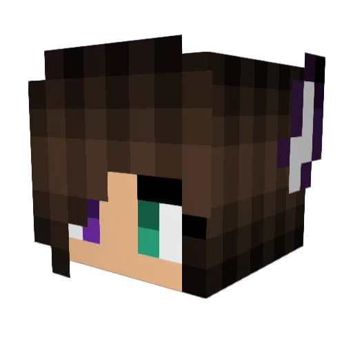 malo0524 Minecraft avatar head, 3D render