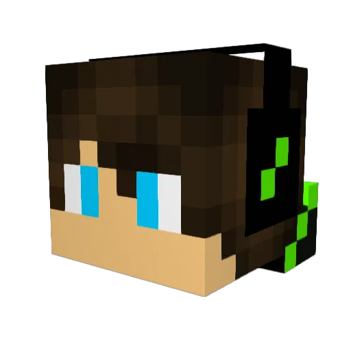 malocory531 Minecraft avatar head, 3D render