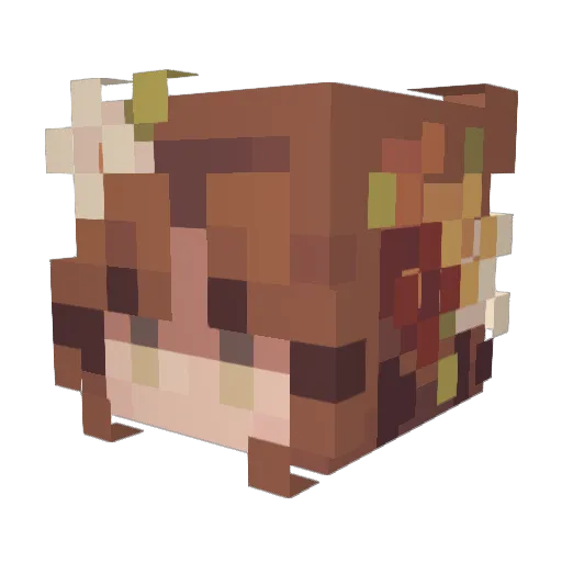 maloengirl004 Minecraft avatar head, 3D render