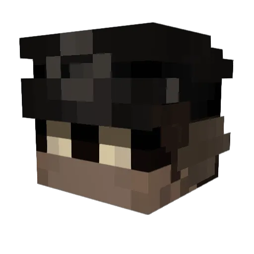 maloneSWE Minecraft avatar head, 3D render