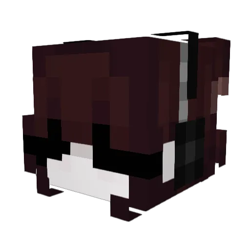 maloryn Minecraft avatar head, 3D render