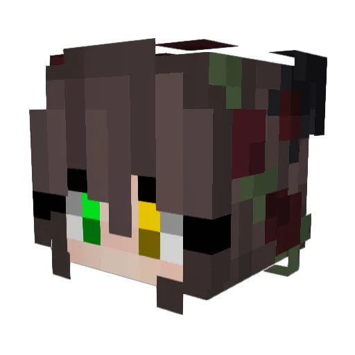 maltais6 Minecraft avatar head, 3D render