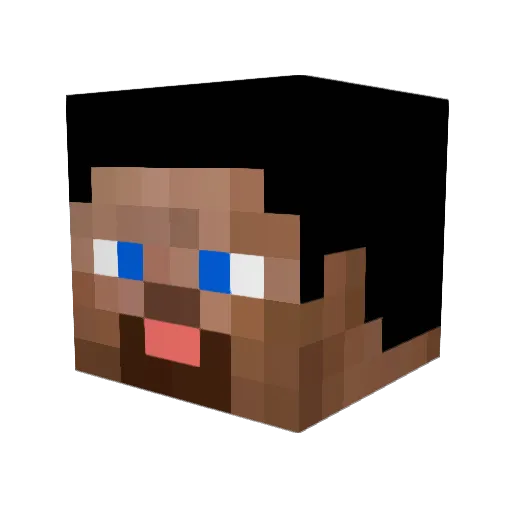 maltak34 Minecraft avatar head, 3D render