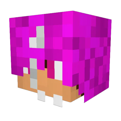 malte311001 Minecraft avatar head, 3D render