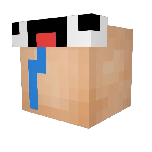 malteplays Minecraft avatar head, 3D render
