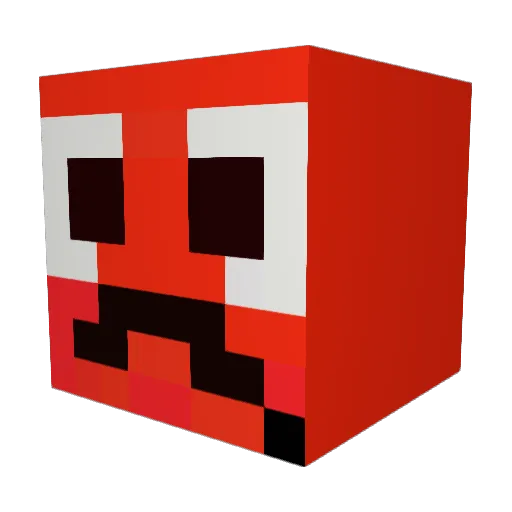 malthe2606 Minecraft avatar head, 3D render
