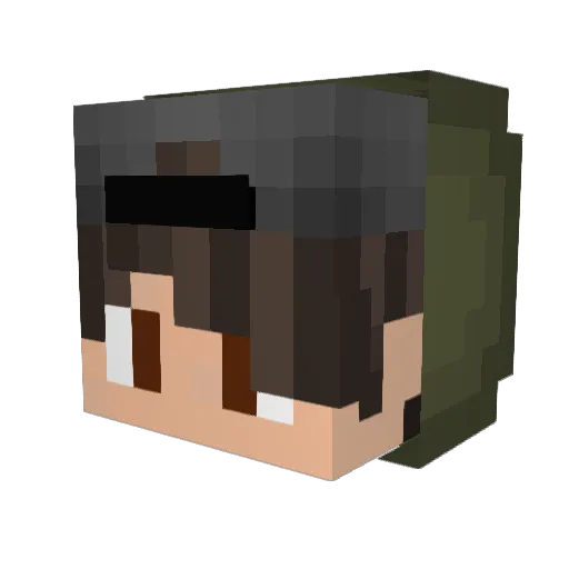 malthe36 Minecraft avatar head, 3D render