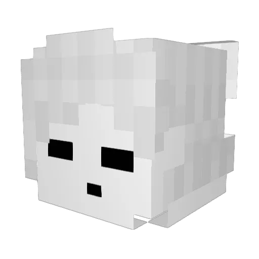 maluker Minecraft avatar head, 3D render