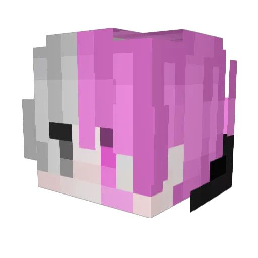 malv3x Minecraft avatar head, 3D render