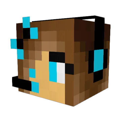 malvan04 Minecraft avatar head, 3D render