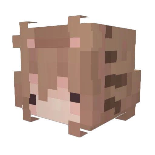 malwa333 Minecraft avatar head, 3D render