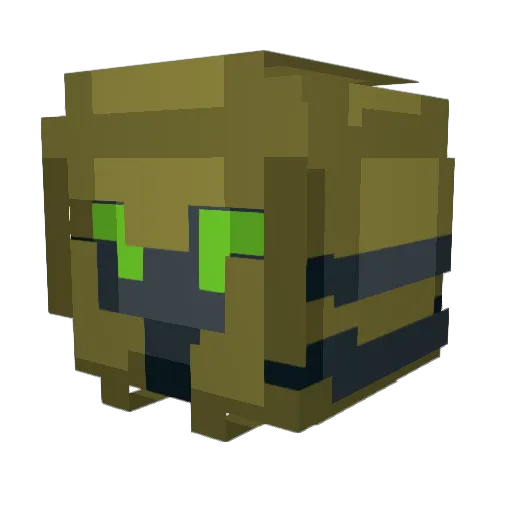 malware_AP3X Minecraft avatar head, 3D render
