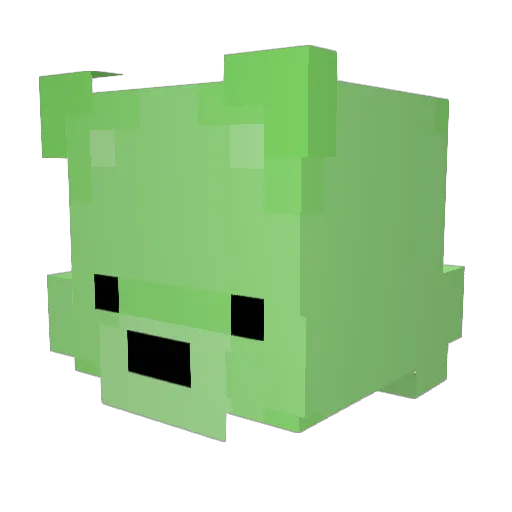 malz1234 Minecraft avatar head, 3D render