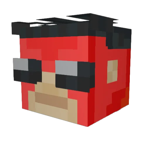 mam1954 Minecraft avatar head, 3D render