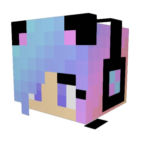 mama_36 Minecraft avatar head, 3D render