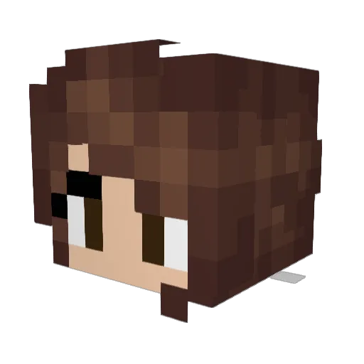 mamagalileo Minecraft avatar head, 3D render