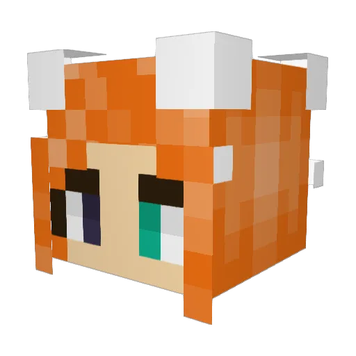 mamajuana10 Minecraft avatar head, 3D render