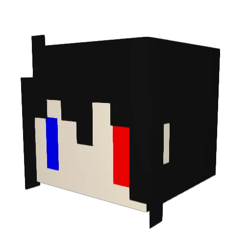 mamama07 Minecraft avatar head, 3D render