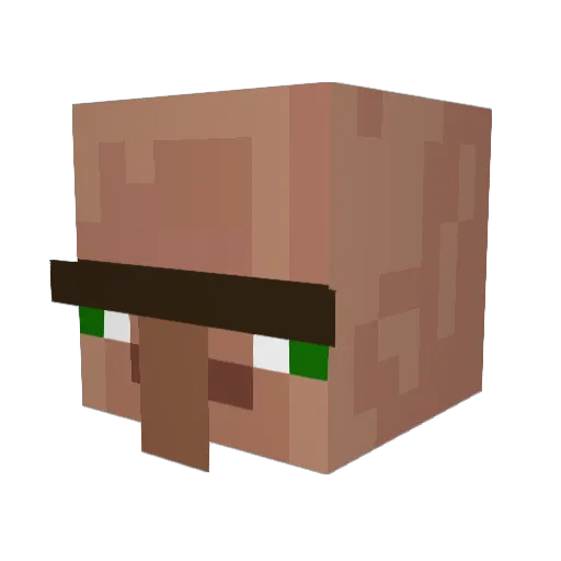 mamama68 Minecraft avatar head, 3D render