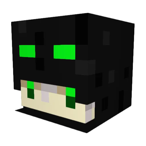 mamama_2nd Minecraft avatar head, 3D render