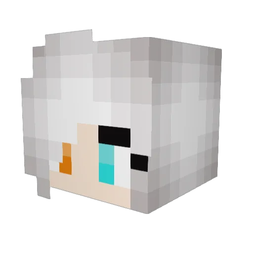 mamamaris Minecraft avatar head, 3D render