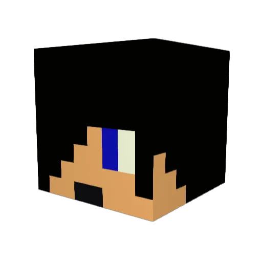 mamax0402 Minecraft avatar head, 3D render