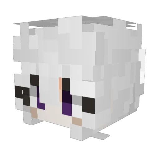 mamdayo Minecraft avatar head, 3D render