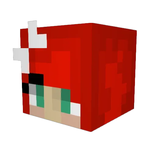 mamerveille Minecraft avatar head, 3D render