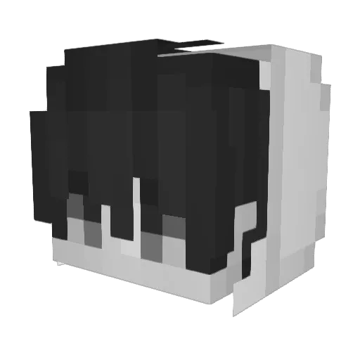 mametom0 Minecraft avatar head, 3D render