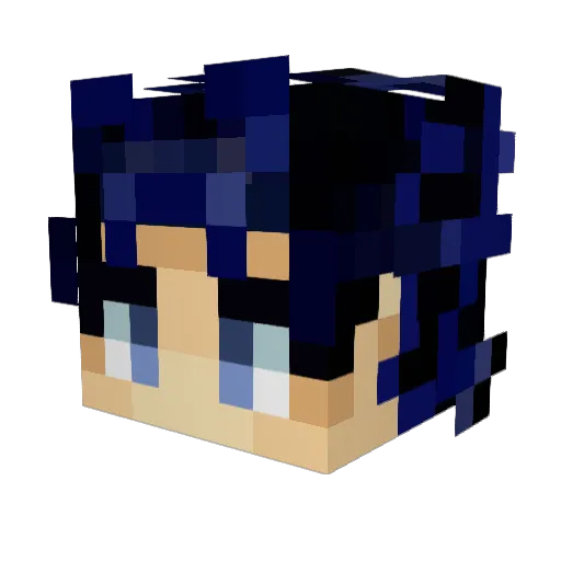 mamezo007 Minecraft avatar head, 3D render