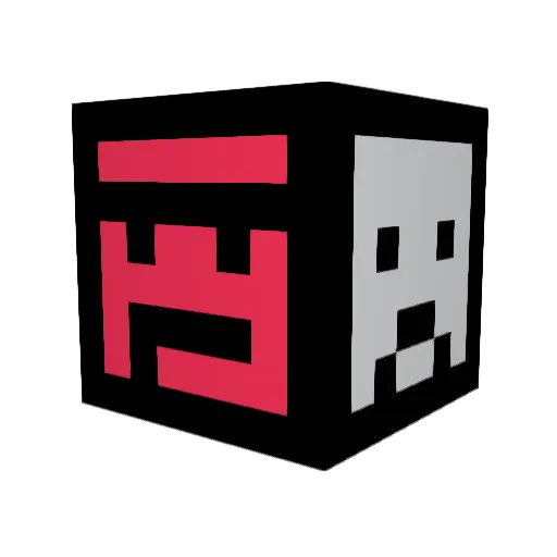 mammila Minecraft avatar head, 3D render