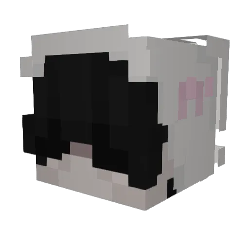mamo2244 Minecraft avatar head, 3D render