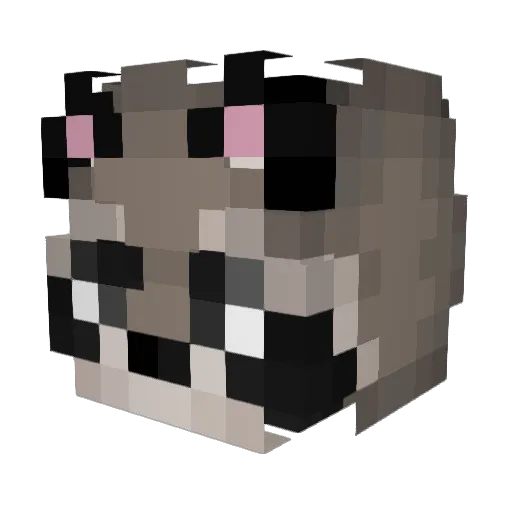 mamricca Minecraft avatar head, 3D render