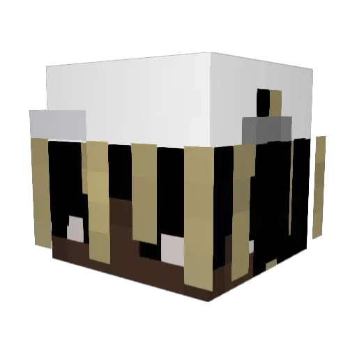 mamvcik Minecraft avatar head, 3D render