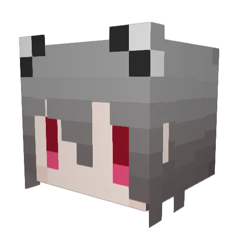 mana0501 Minecraft avatar head, 3D render