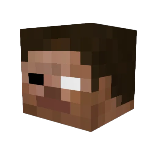 manaf_1 Minecraft avatar head, 3D render