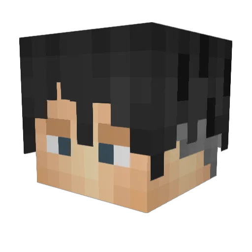 managa2005 Minecraft avatar head, 3D render